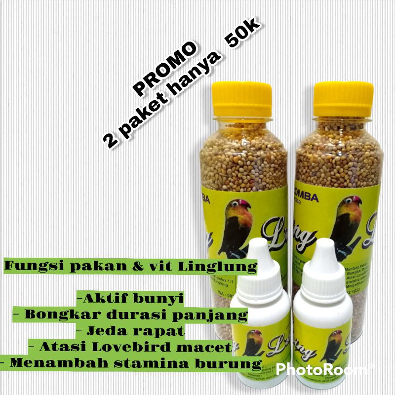 Linglung (promo)_pakan Lovebird lomba_pakan konslet_pakan lomba