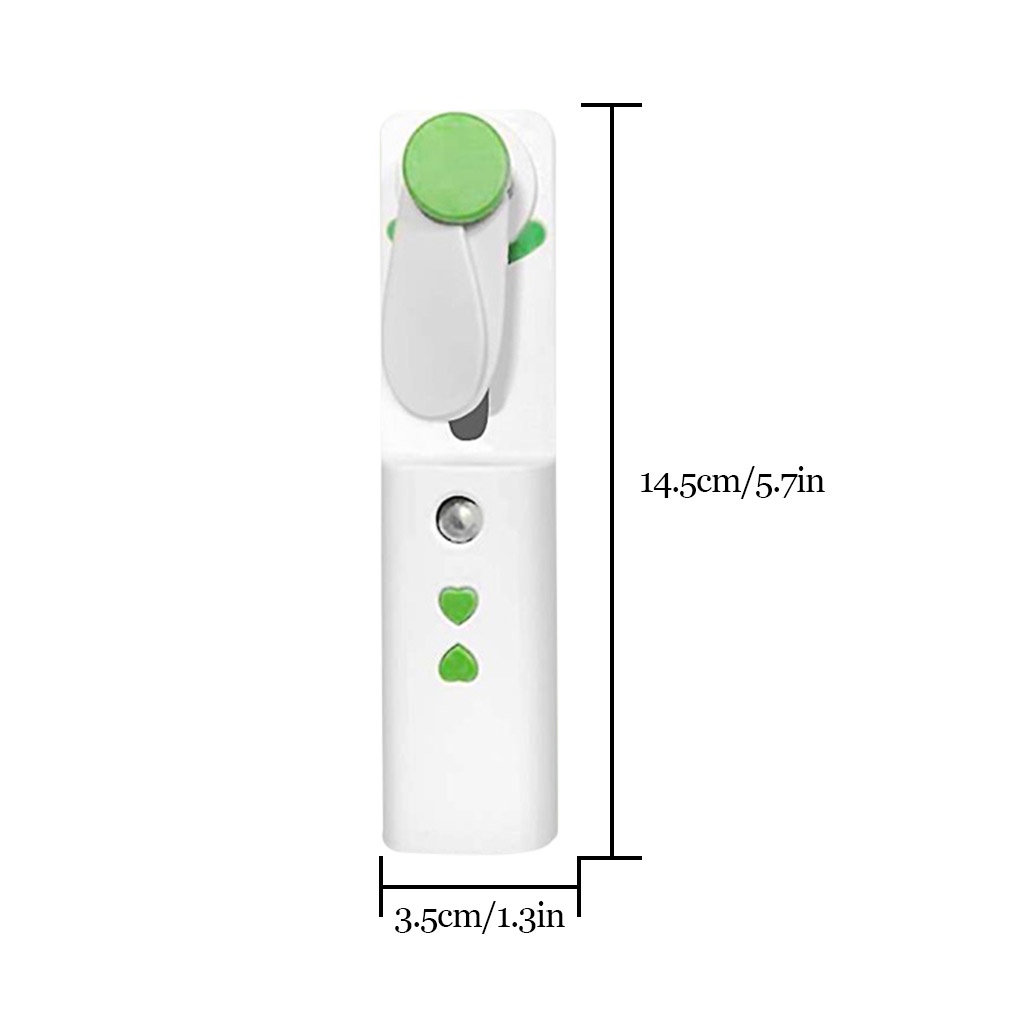 [huite]Portable Water Misting Cooling Fan Summer Outdoor Hiking Traveling Handheld Water Spray Fan