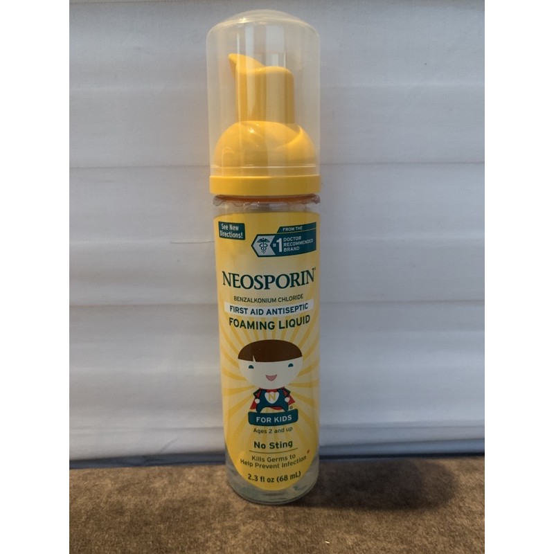 Jual NEOSPORIN foaming liquid for kids ages 2+ 68ml first aid