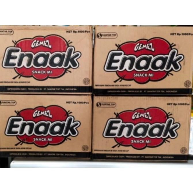 

Mie Gemez Enak Snack Mie(15gram/60bks/1karton)