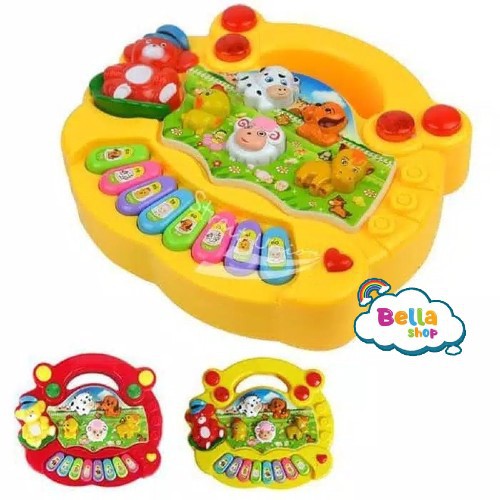 ANIMAL FARM MUSIC PIANO/ animal Piano / mainan alat musik piano/ piano - BELLA SHOP