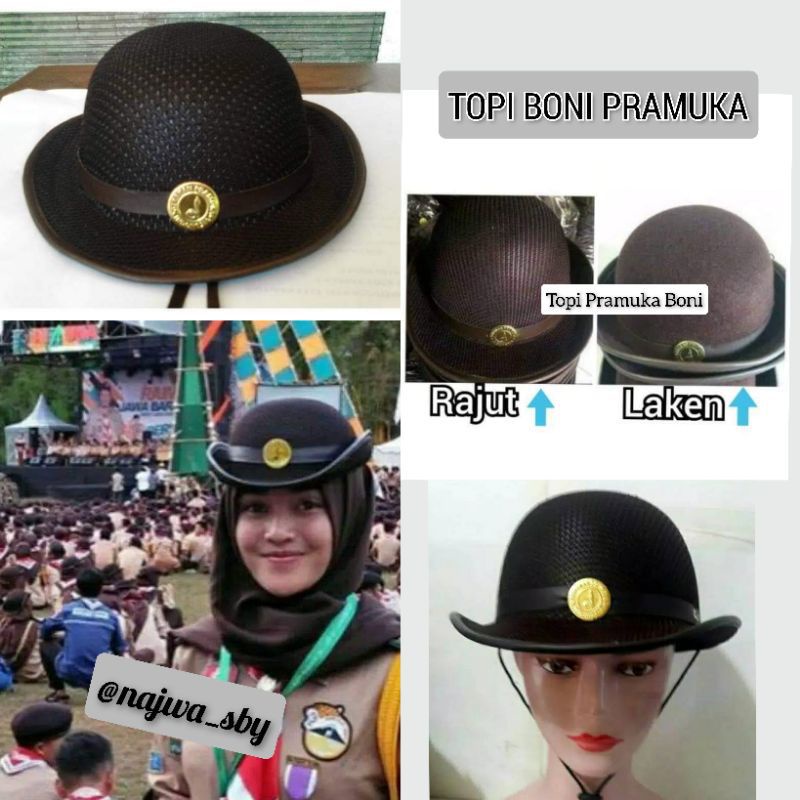 TOPI BONI LAKEN PRAMUKA RAJA PRAMUKA