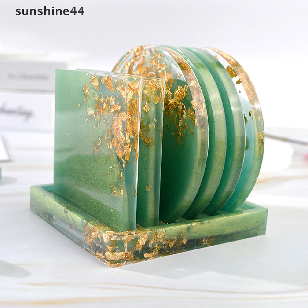 Sunshine Cetakan Epoxy Resin Bentuk Bulat Holder Gelas