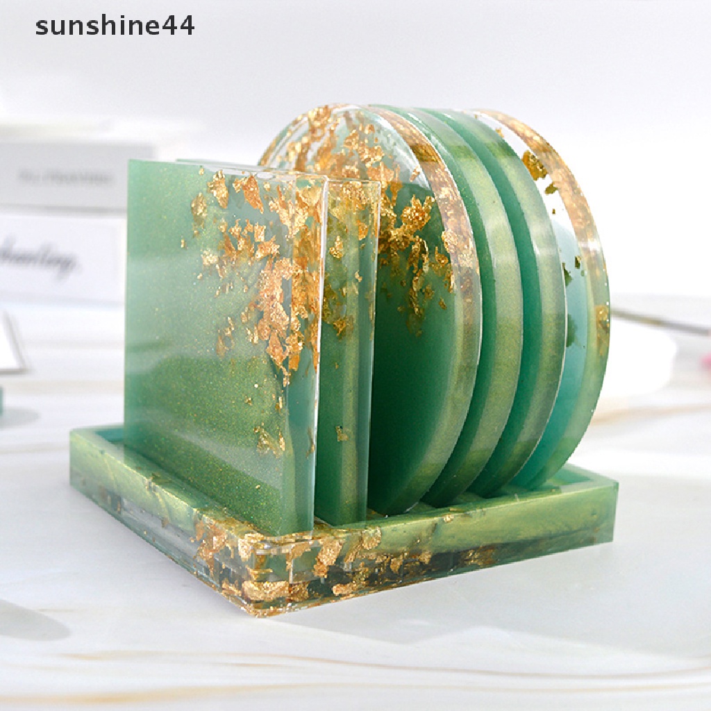 Sunshine Cetakan Epoxy Resin Bentuk Bulat Holder Gelas