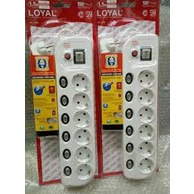 Loyal Stop Kontak Multitap LY 256 SNI  6 Lubang plus Saklar dan kabel 1.5 M