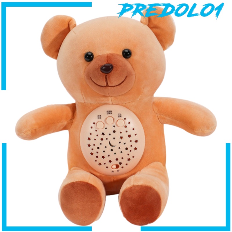 [PREDOLO1] Newborn Toys Stuffed Animals Calm Doll White Noise Machine for Sleeping Soft Music with Starry Sky