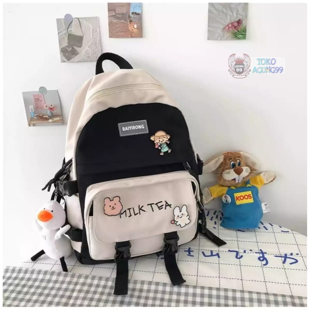 tokoagung99 - Tas anak Korean style / Ransel anak korea terbaru 2021 / Kids bag new style / backpack