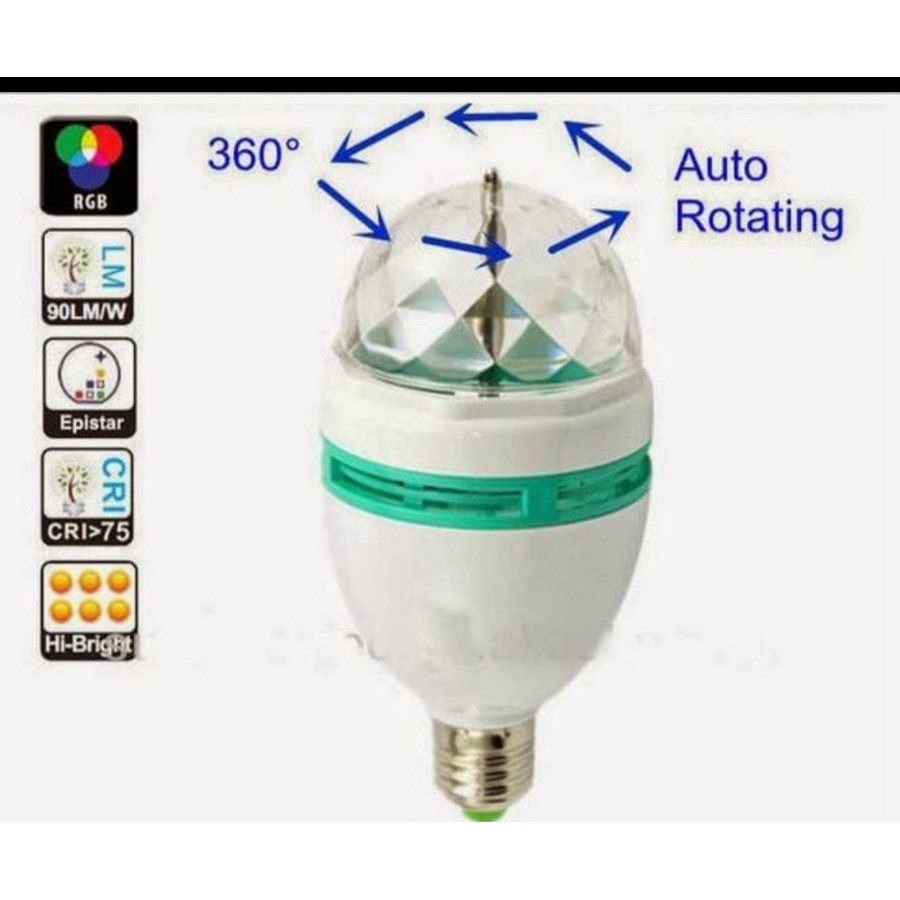 Lampu Disco Kerlap-Kerlip / Lampu Hias