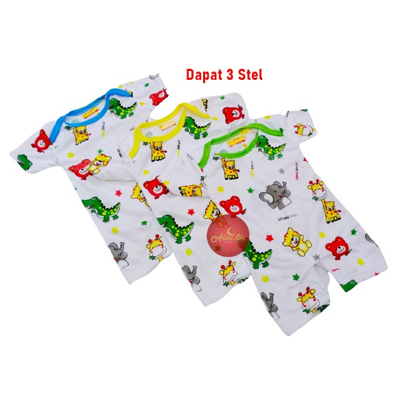 Baju Bayi Jumper Pendek / Jumper Bayi / Bodysuit Bayi