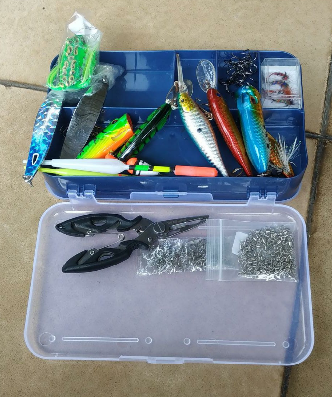 Box Lure Kotak Pancing Ikan Kail Kumbul Pelampung Timah Multifungsi Murah Soft Frog Umpan Soft Lure