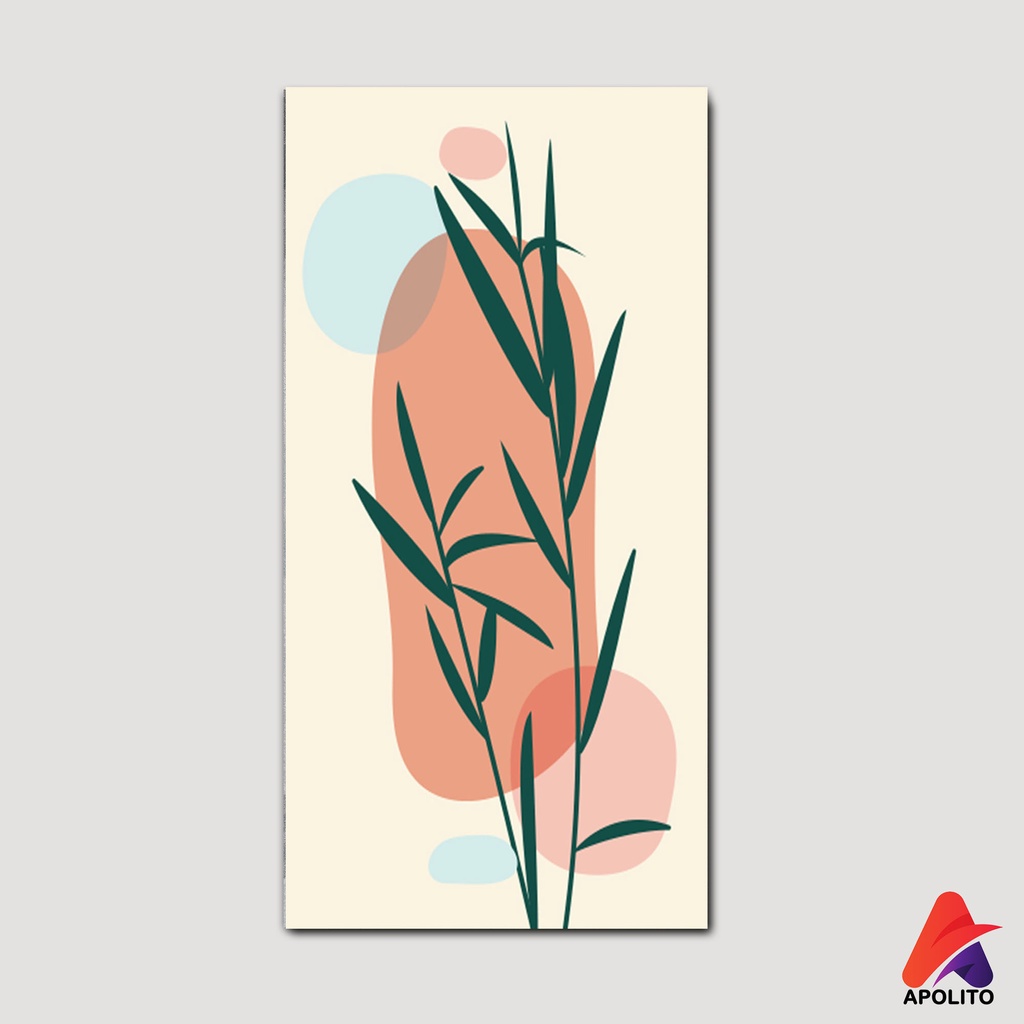 HIASAN DINDING DAUN BAMBU (15X30) WALL DECOR PAJANGAN DINDING DEKORASI DINDING