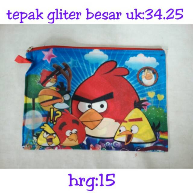 

Tepak Gliter besar/tas dompet karakter/souvenir ultah/dompet gliter/souvenir dompet/tepak pencils murah/souvenir tepak/pouch gliter