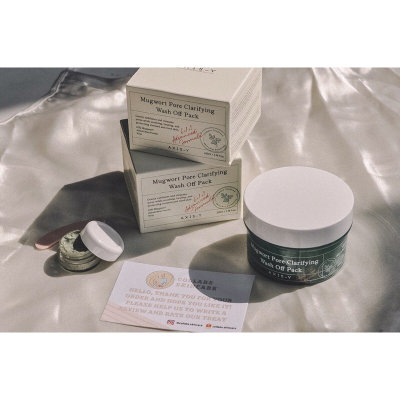PAKET BUNDLING AXIS-Y Mugwort Pore Clarifying Wash Off Pack