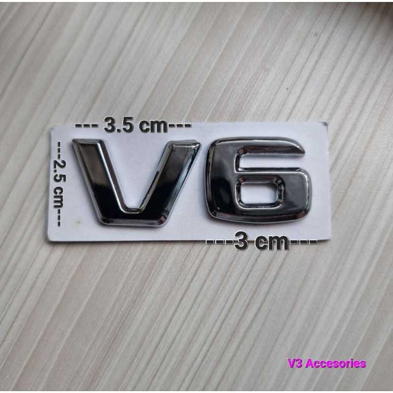 Emblem Chrome V6