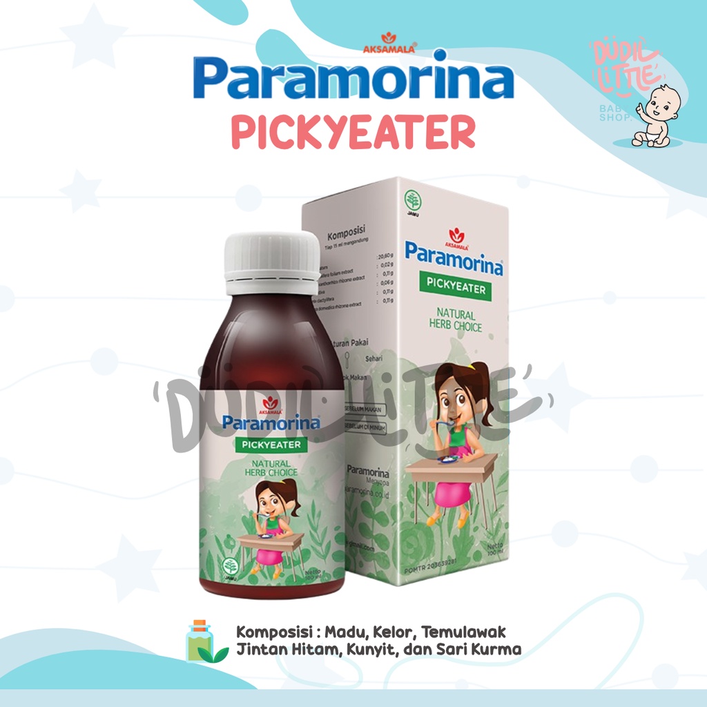 Paramorina Vitamin Herbal Anak Terlambat Bicara Penambah Nafsu makan Dan Terlambat Jalan