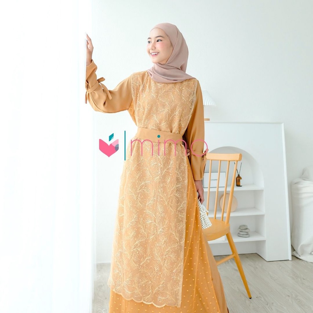 Zaina Long Dress - Ramadhan Collection/Baju Lebaran