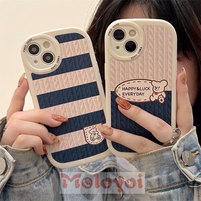 Soft Case Motif Garis Biru Untuk OPPO A15 A95 A96 A54 A15s A16 A3S A5S A16K A9 A5 A76 A12 A31 A55 A1K A16E A92 A74 A52 A73 7Z 436 Cover Penutup Mesin Cuci