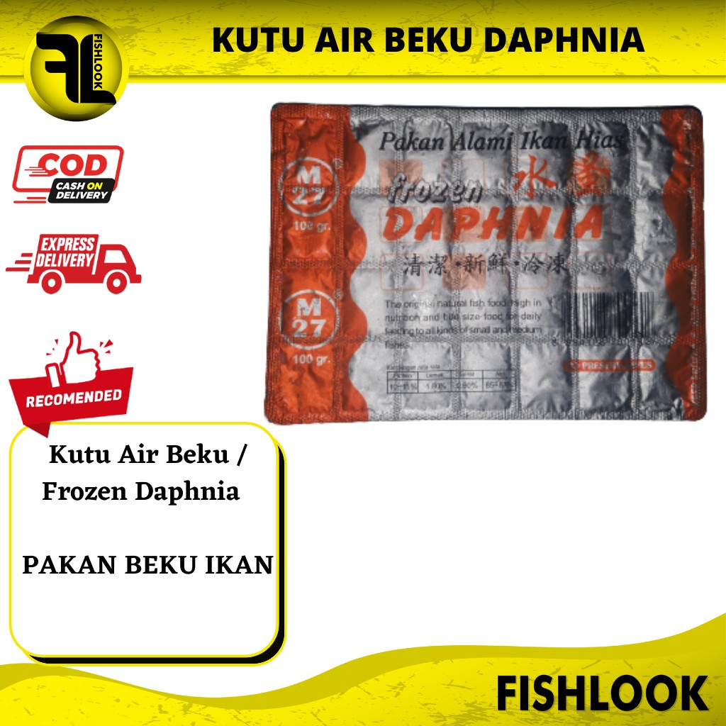 Kutu Air Beku - Frozen Daphnia GOSEND / GRAB ONLY