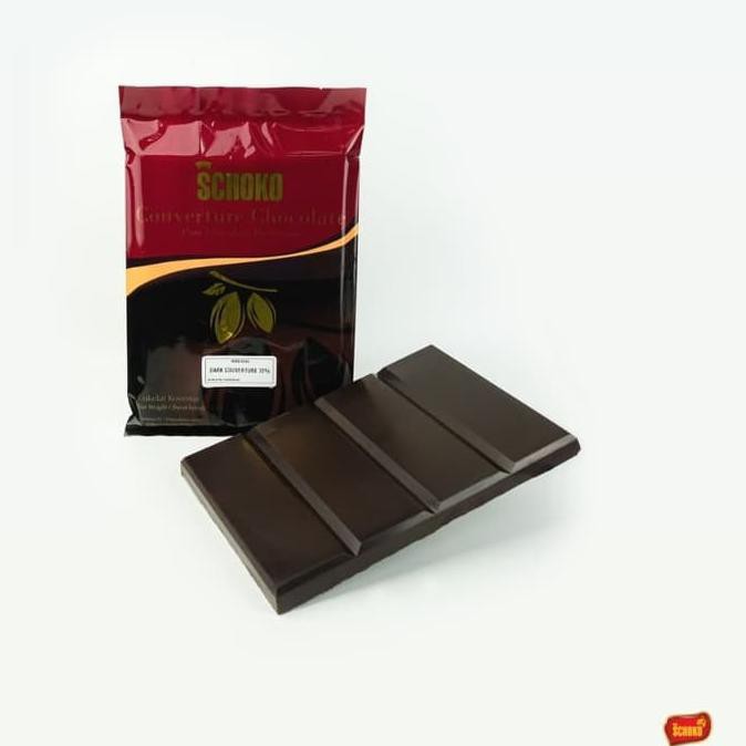 

dark chocolate couverture 72% SCHOKO 1kg / cokelat blok 72%