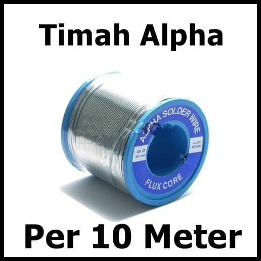 Per 10 Meter Timah Solder Merek Alpha