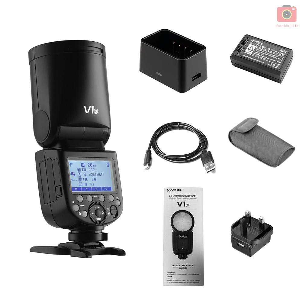 Electronics Godox V1S Camera Flash Speedlite 1/8000s HSS with ...