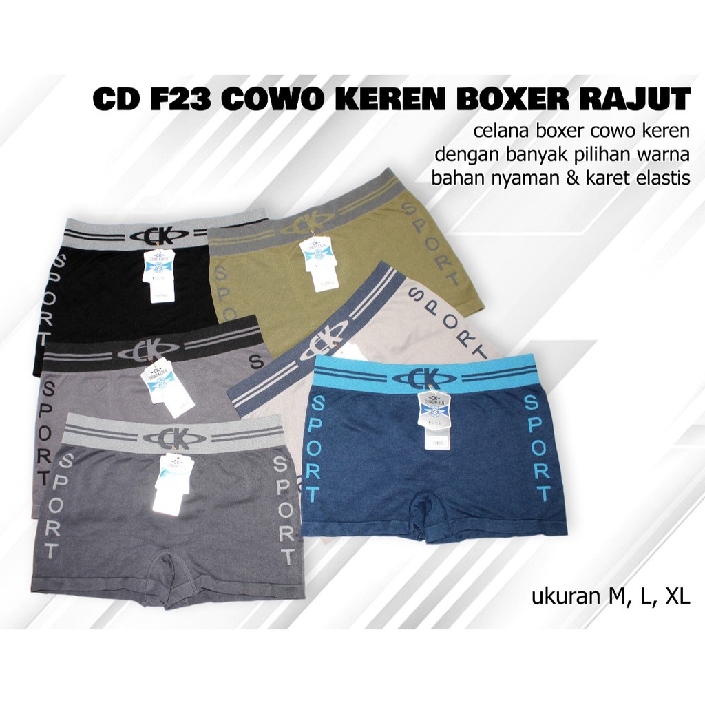 IL - BOXER RAJUT PREMIUM PRIA / COWOK KEREN / LAKI / CD PRIA