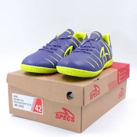 Sepatu Futsal Specs Mohawk 19 IN - Reflex Blue/Black/Safety Yellow
