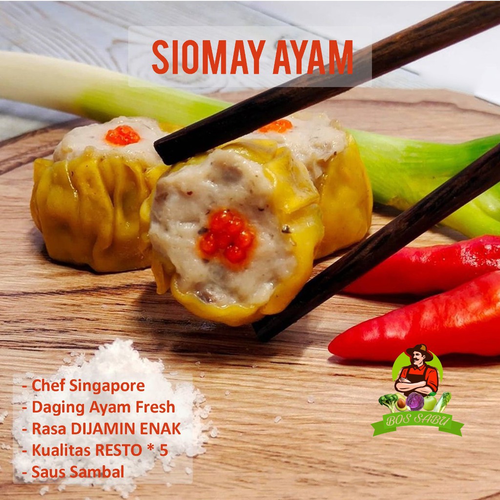 

Dimsum Siomay Ayam Premium Halal 12 Pcs Frozen 300Gr