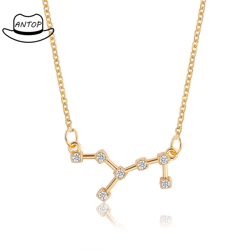 Antop！COD Lucky 12 Constellation Kalung Guardian Necklace Ulang Tahun Hadiah Hari Valentine