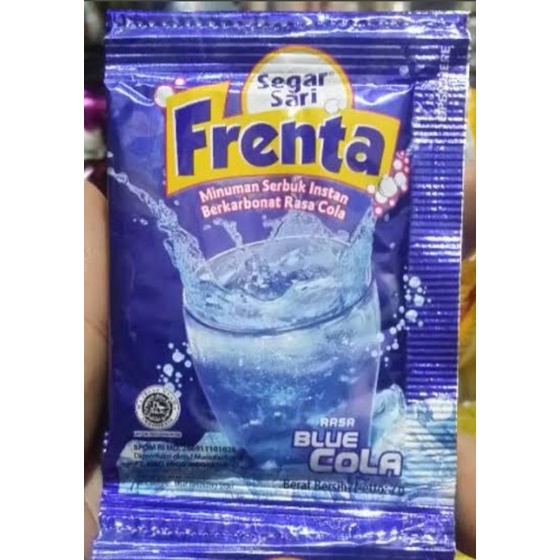 

Frenta blue cola per renteng isi 10 sachet