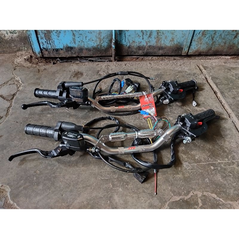 stang replika daytona set holder kanan ksr + holder kiri vixion set master rem kopling Mos stang day