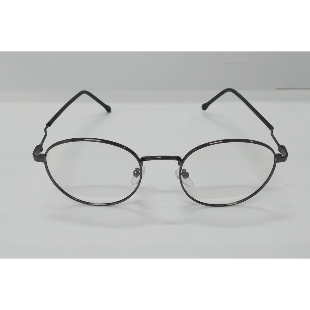 ⭐Gogoland⭐ Kacamata Photocromic Korea / Anti Radiasi 2 In 1Photochromic Pria Wanita R451-K2 ABU ABU