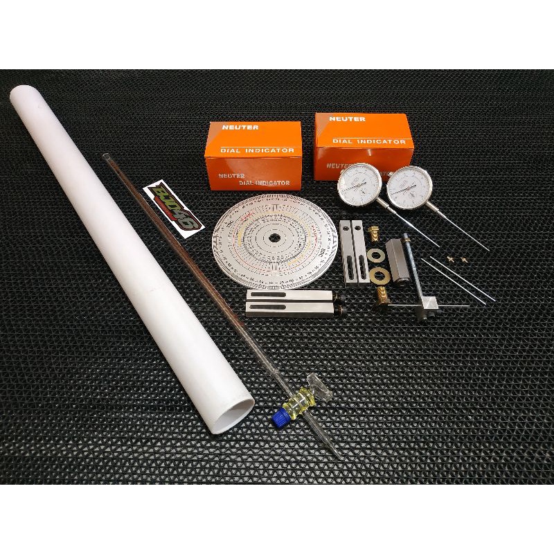 BURET 25ML BESERTA DIAL SET DAYEL SET BUSUR DERAJAT DIAL INDIKATOR DEGREE WHEEL PENGUKUR KOMPRESI