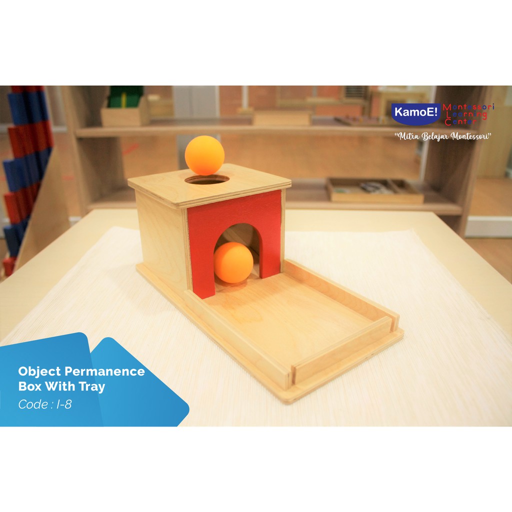 

Object Permanence box With Tray Montessori Material