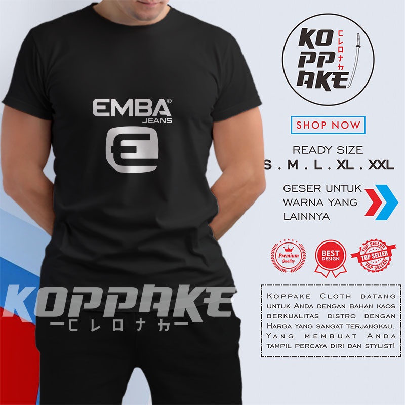 Kaos Emba Jeans v2 Baju Distro