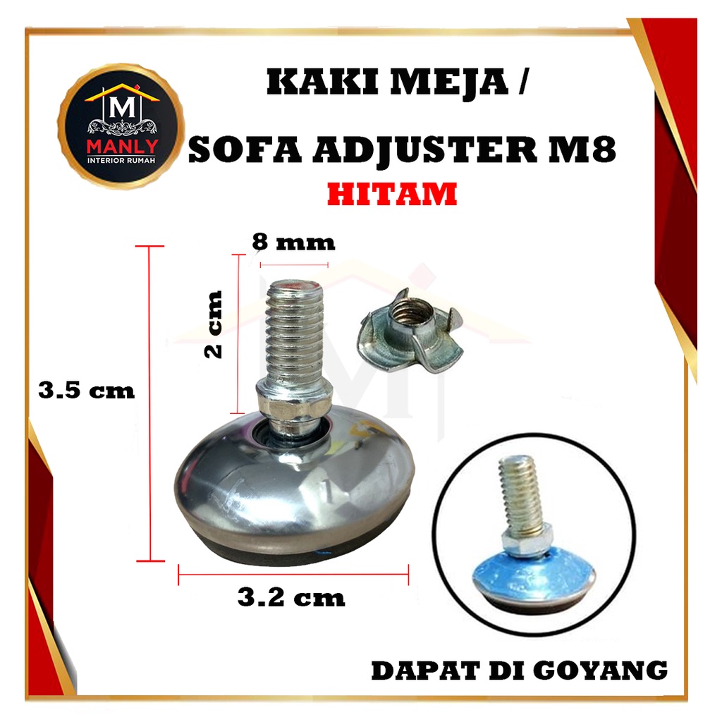 Stabil Adjuster Kursi Kaki Meja Goyang M8 (1 PCS)