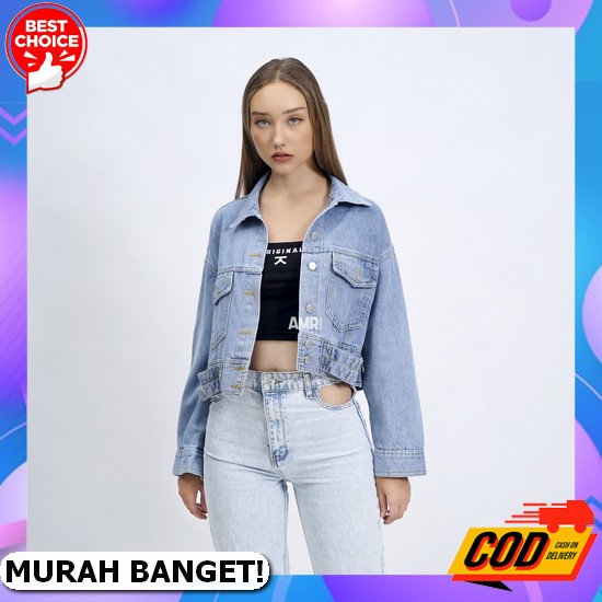 Jaket Jeans Murah Cewe Levis Wanita Terbaru Jens Cewek 2021 2022 Jins Kekinian Jacket Amr Original -