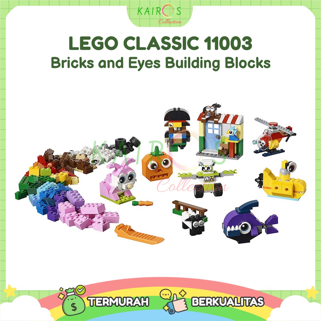 LEGO Classic Bricks and Eyes Building Blocks 11003