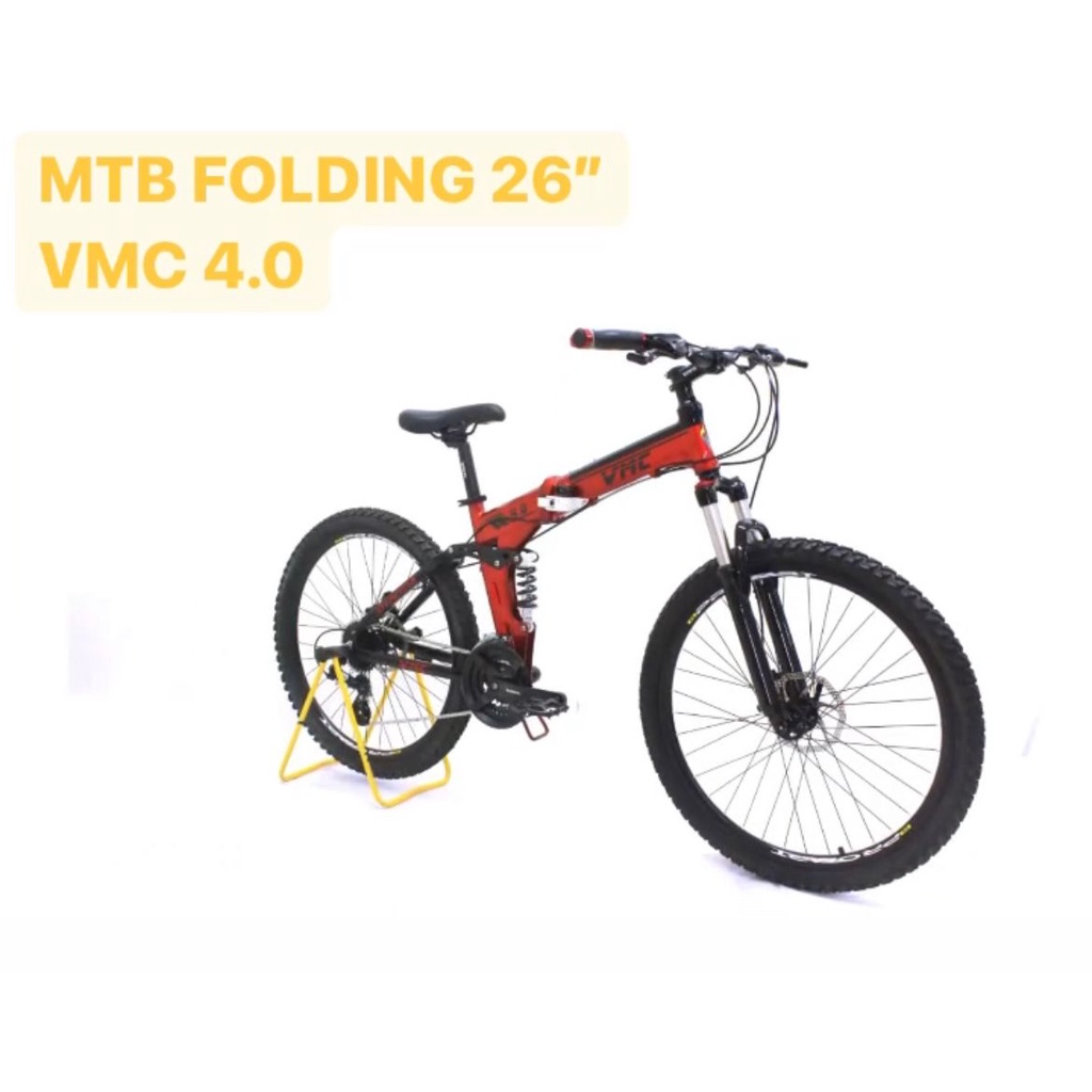 Sepeda Gunung MTB Lipat Viva  VMC 4.0 26 Inch 24 Speed Suspensi RD Shimano SNI-2