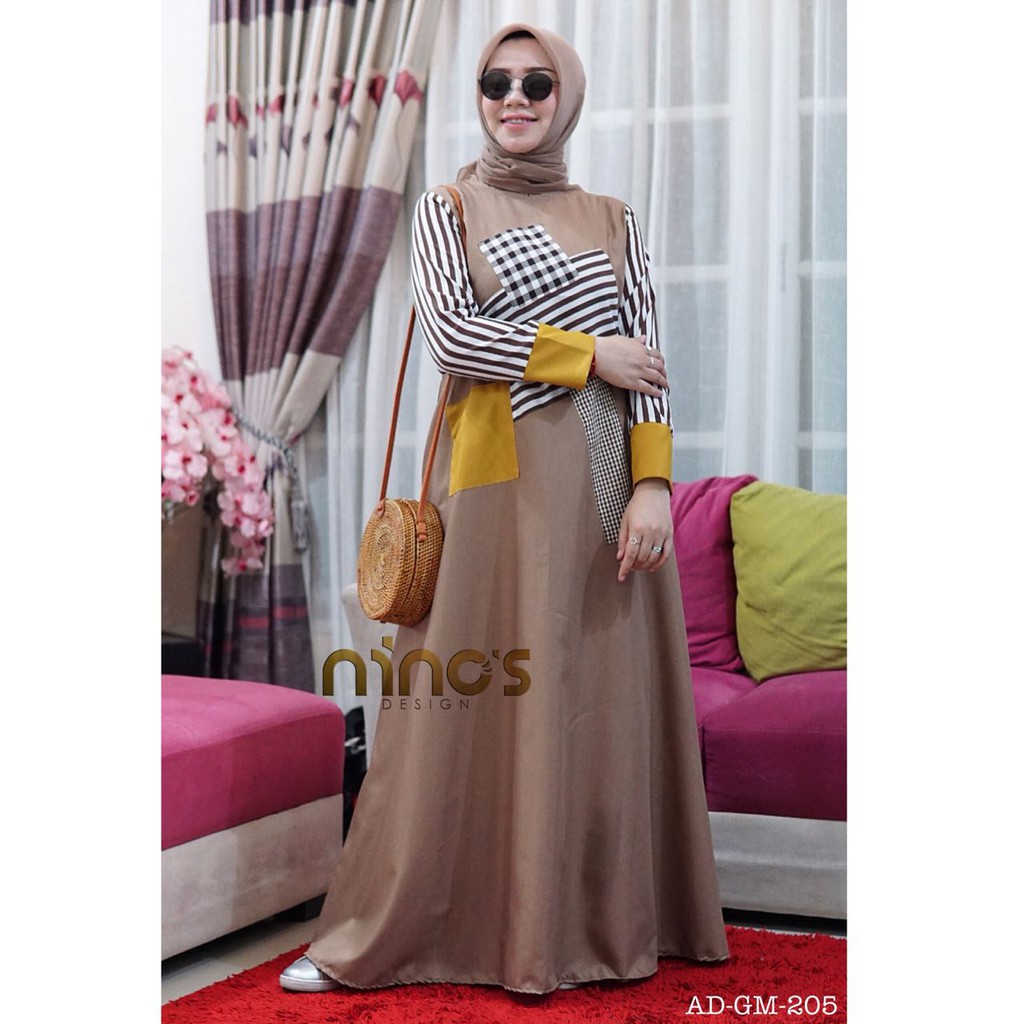 15 Trend Terbaru  Baju Gamis Ninos Terbaru  Retai House