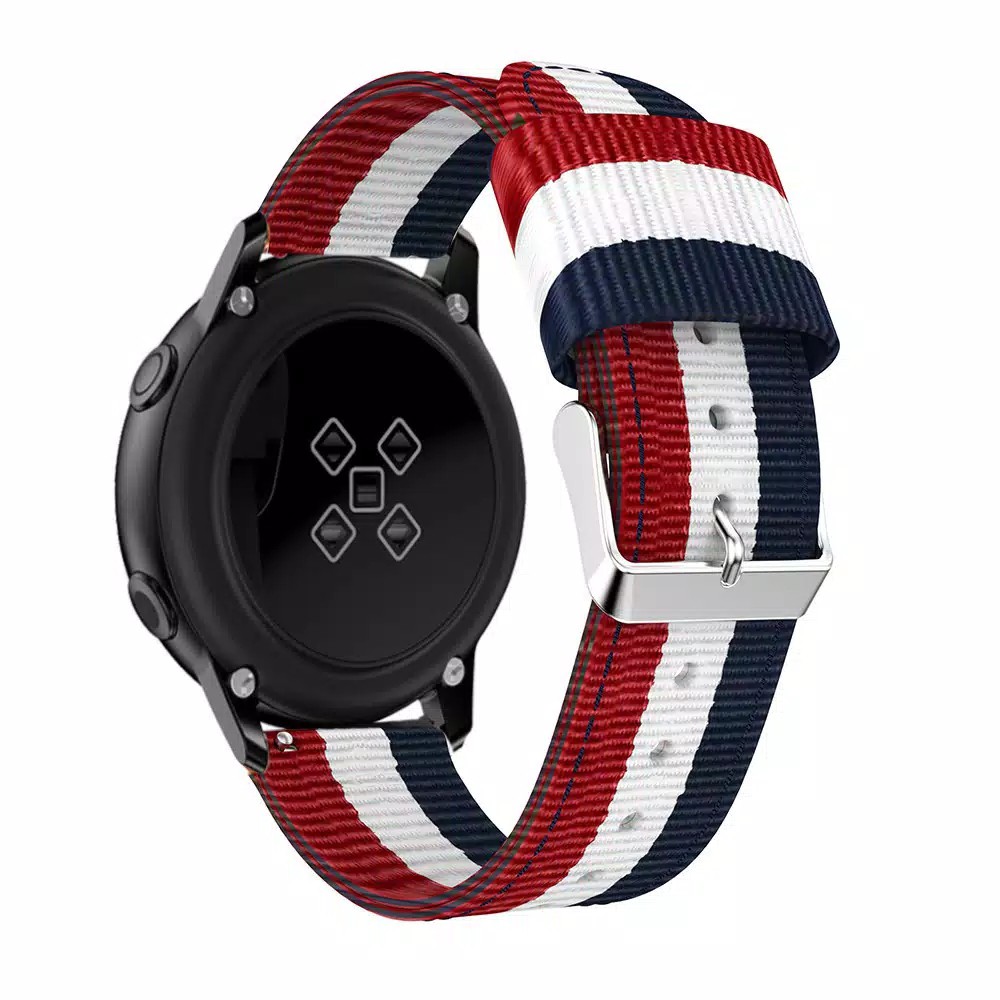 Strap Samsung  Galaxy Watch Active 1 / Active 2 Tali Jam Tangan Bahan Canvas