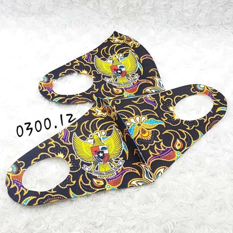 masker scuba batik