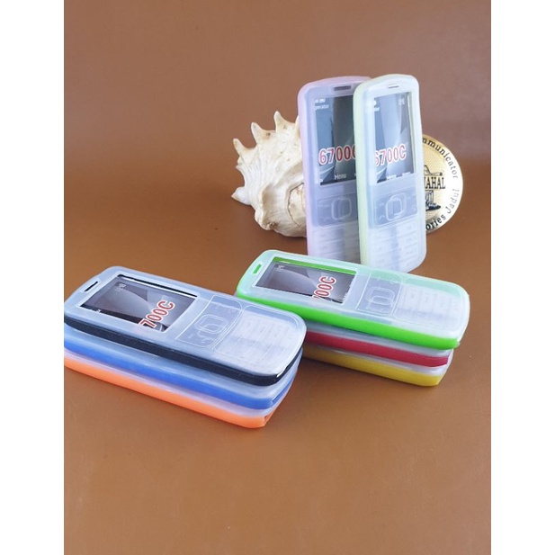 soft jacket silikon case nokia 6700 6700c classic klasik dua warna
