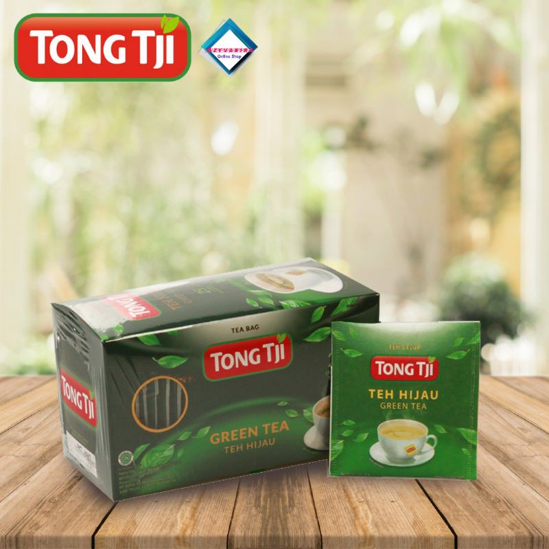 

Tong Tji Green Tea 1 pack isi 50 gram ( Tea Bag/ Teh Celup dgn Amplop )
