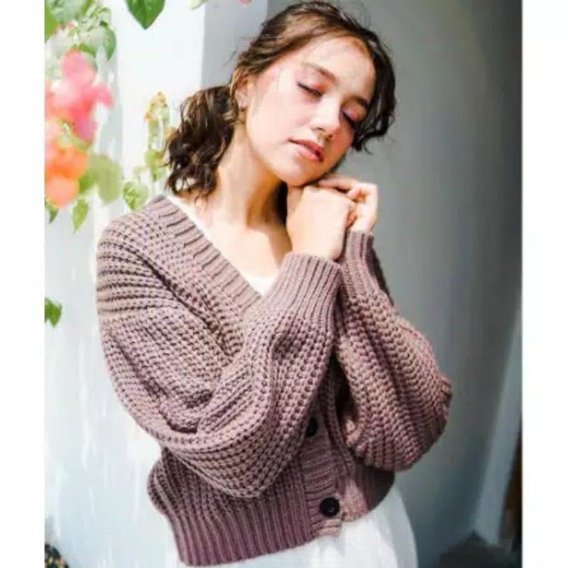 Chexicila Cardi Rajut PREMIUM Super Tebal /Premium 3get Super TEBAL Rajut adem Halus-5
