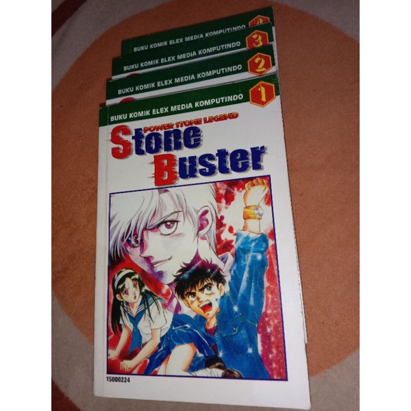 komik power stone legend, stone Buster, 1 set lengkap