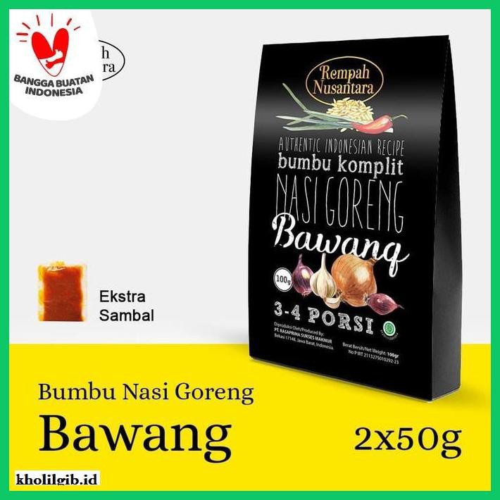 

gnidderdsaus- rempah nusantara bumbu nasi goreng bawang (100 gram) -asliiiiii.