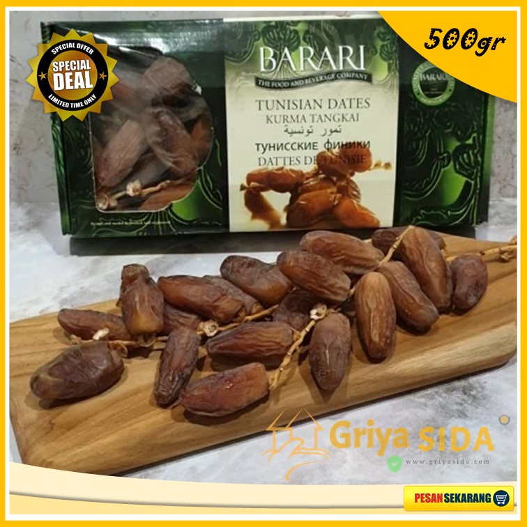 Kurma barari select 500gr barari alger tunisia kurma barari tangkai