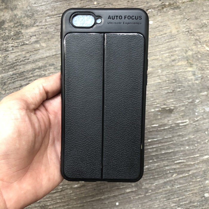 Case CasinG Soft Auto Focus Black Oppo A3S / A5 / Realme C1 Kondom HP