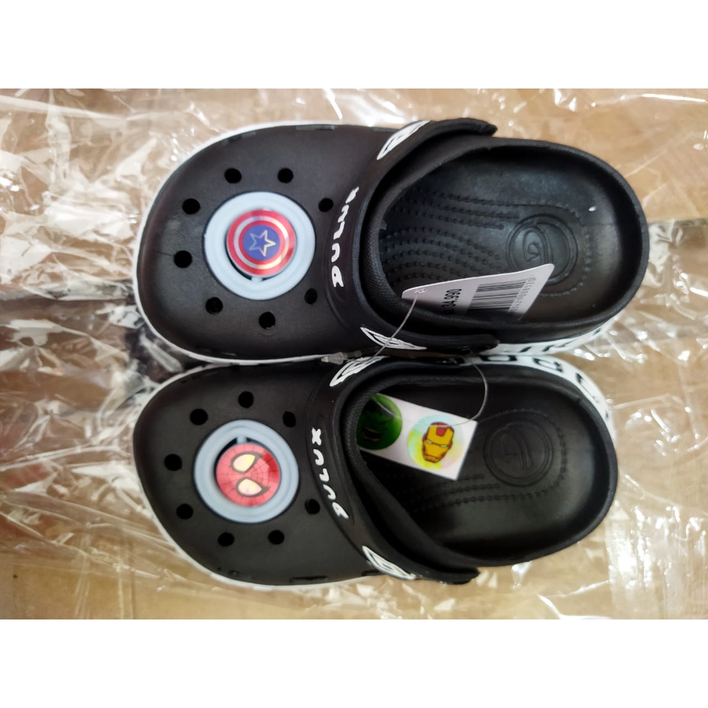 SANDAL SLOP BAIM SPYDER ANAK LAKI LAKI EXTRA STICKER DARI DULUX 080 D SIZE 25-29